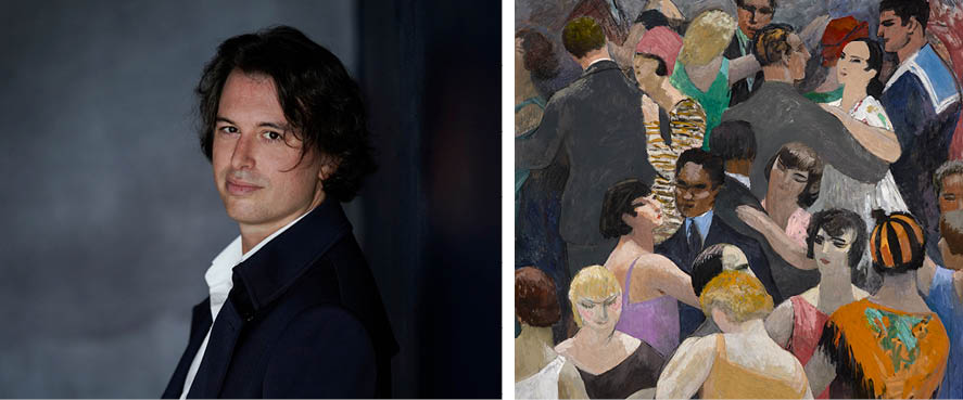 Bertrand Coynault ©Abramowitz, Jules Flandrin, Le Bal Bullier ©Musée de Grenoble J.L Lacroix